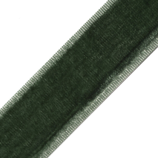 Sloane Velvet Border Trim by Samuel & Sons in Spearmint