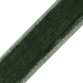 Sloane Velvet Border Trim by Samuel & Sons in Spearmint
