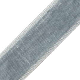 Sloane Velvet Border Trim by Samuel & Sons in Water