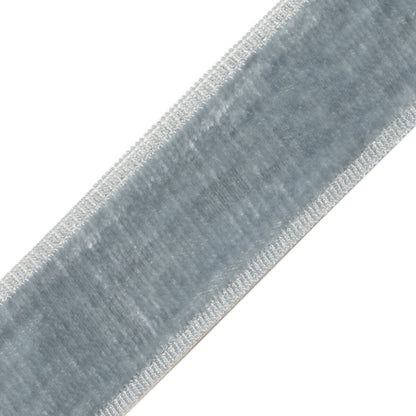 Sloane Velvet Border Trim by Samuel & Sons in Water