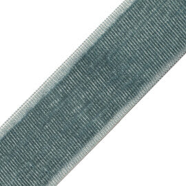 Sloane Velvet Border Trim by Samuel & Sons in Oasis