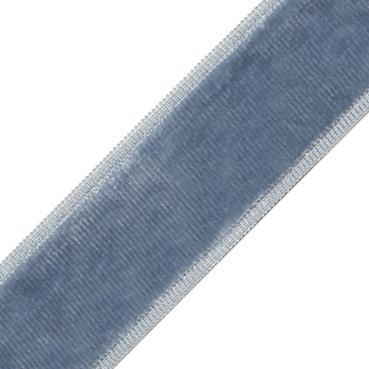 Sloane Velvet Border Trim by Samuel & Sons in Copen