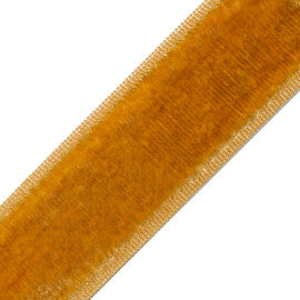 Sloane Velvet Border Trim by Samuel & Sons in Pollen