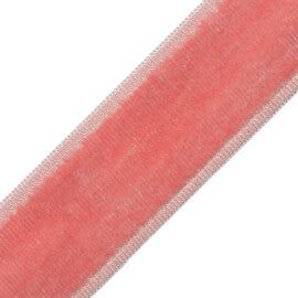 Sloane Velvet Border Trim by Samuel & Sons in Blossom