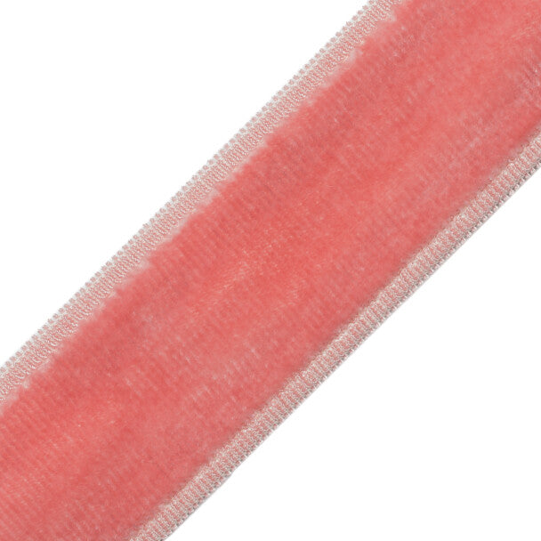 Sloane Velvet Border Trim by Samuel & Sons in Blossom