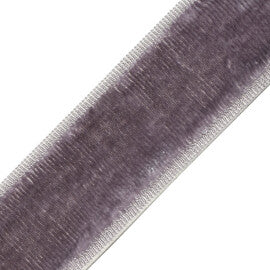 Sloane Velvet Border Trim by Samuel & Sons in Twilight