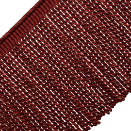 Loire Bullion Fringe Trim by Samuel & Sons in Merlot