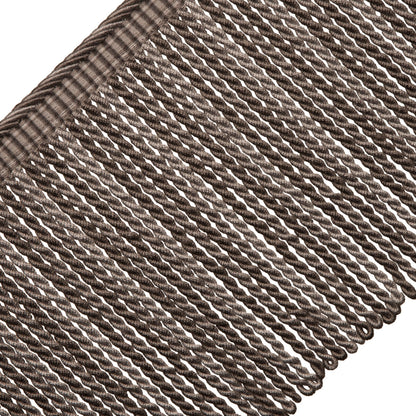 Loire Bullion Fringe Trim by Samuel & Sons in Charcoal