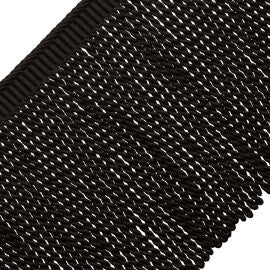 Loire Bullion Fringe Trim by Samuel & Sons in Ebony