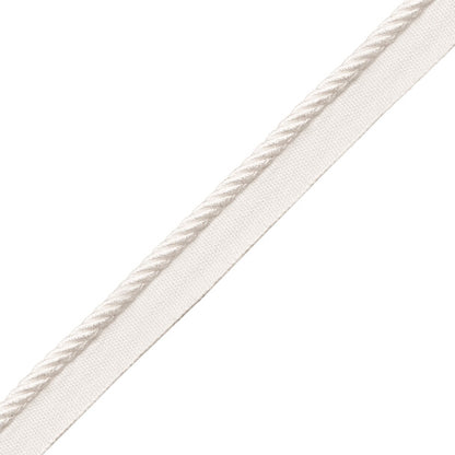 Loire Cord With Tape Trim by Samuel & Sons in Blanc