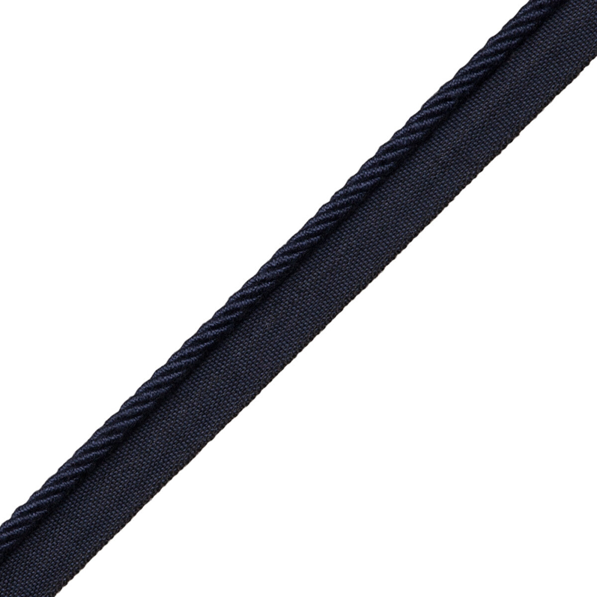 Loire Cord With Tape Trim by Samuel & Sons in Navy