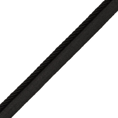 Loire Cord With Tape Trim by Samuel & Sons in Ebony