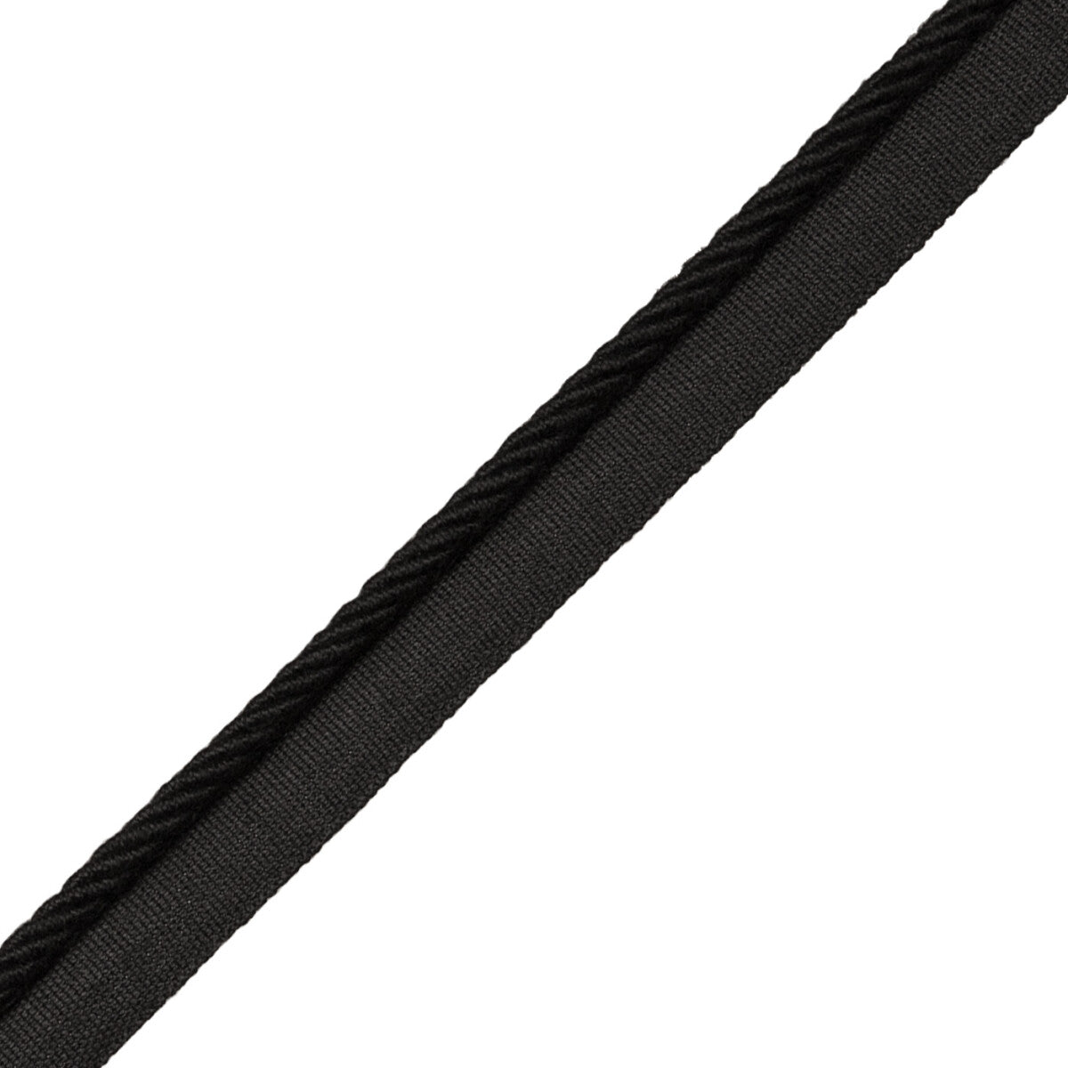 Loire Cord With Tape Trim by Samuel & Sons in Ebony