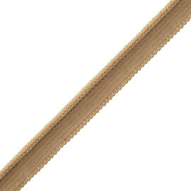Flanders Cord With Tape Trim by Samuel & Sons in Dulce De Leche