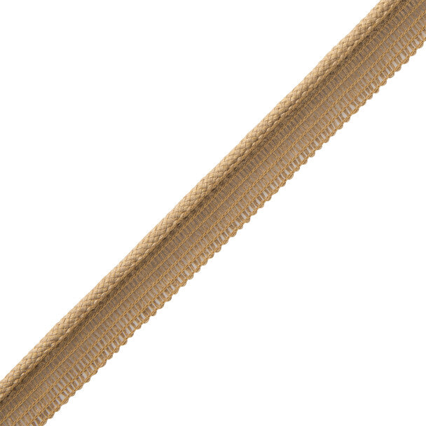 Flanders Cord With Tape Trim by Samuel & Sons in Dulce De Leche