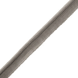 Flanders Cord With Tape Trim by Samuel & Sons in Gravel