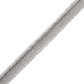 Flanders Cord With Tape Trim by Samuel & Sons in Fog