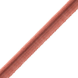 Flanders Cord With Tape Trim by Samuel & Sons in Coral