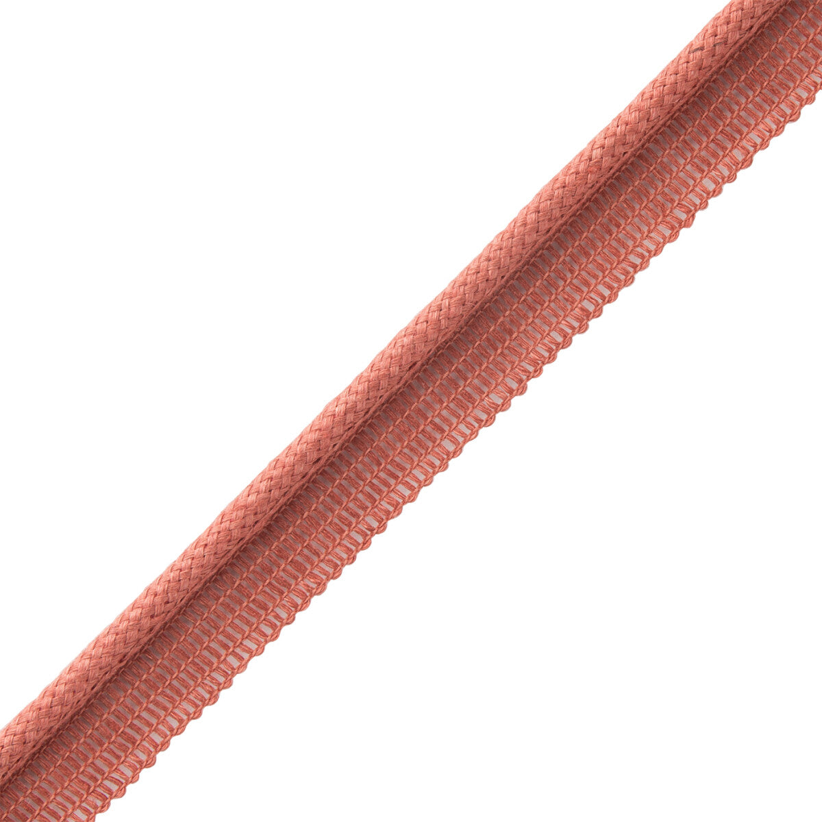 Flanders Cord With Tape Trim by Samuel & Sons in Coral