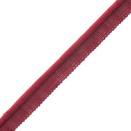 Flanders Cord With Tape Trim by Samuel & Sons in Cranberry