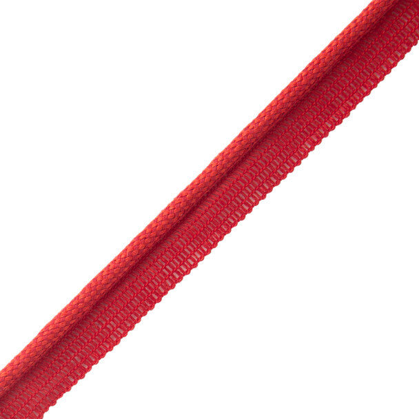Flanders Cord With Tape Trim by Samuel & Sons in Geranium