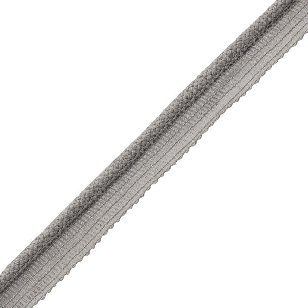 Flanders Cord With Tape Trim by Samuel & Sons in Granite