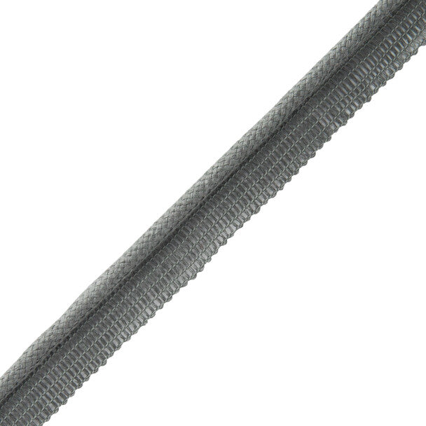 Flanders Cord With Tape Trim by Samuel & Sons in Pewter
