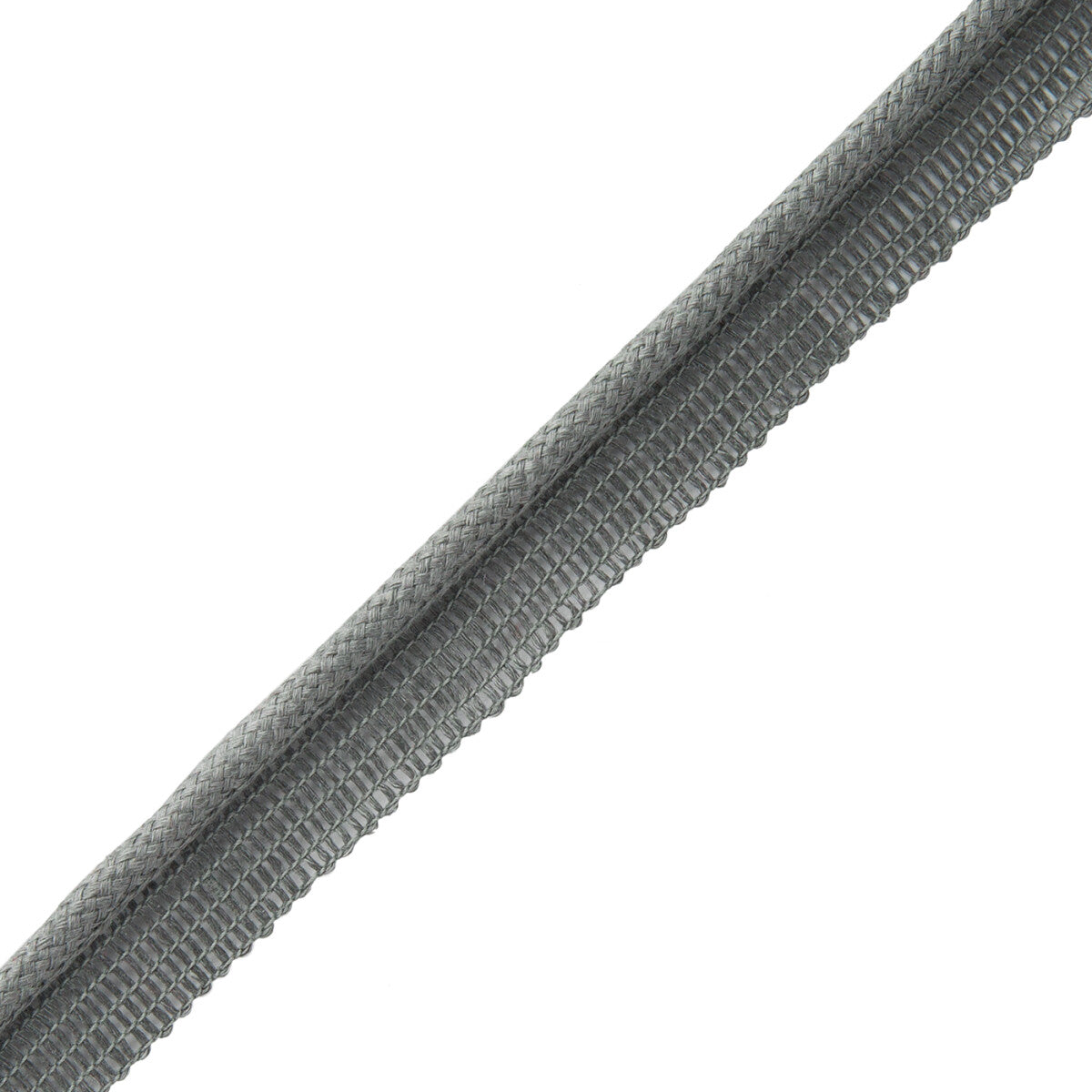 Flanders Cord With Tape Trim by Samuel & Sons in Pewter