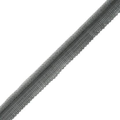 Flanders Cord With Tape Trim by Samuel & Sons in Pewter