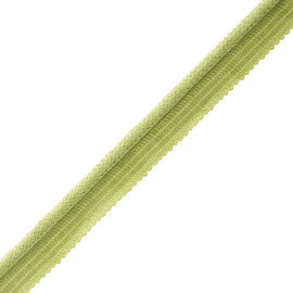 Flanders Cord With Tape Trim by Samuel & Sons in Chartreuse