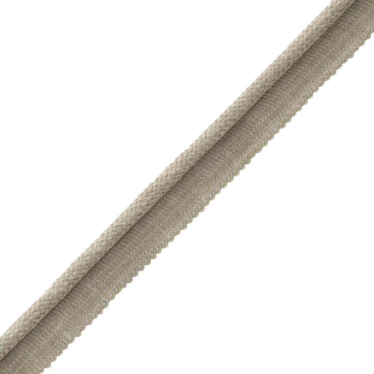 Flanders Cord With Tape Trim by Samuel & Sons in Mushroom