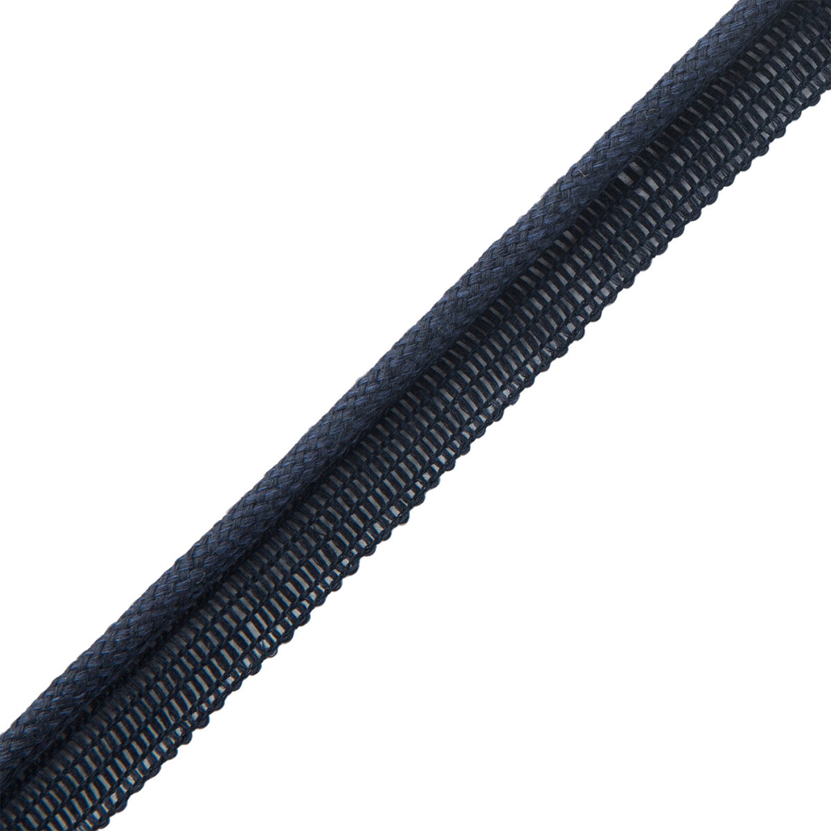 Flanders Cord With Tape Trim by Samuel & Sons in Navy