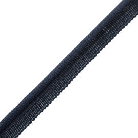 Flanders Cord With Tape Trim by Samuel & Sons in Navy