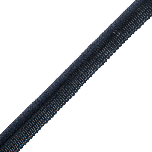 Flanders Cord With Tape Trim by Samuel & Sons in Navy