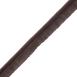Flanders Cord With Tape Trim by Samuel & Sons in Eggplant