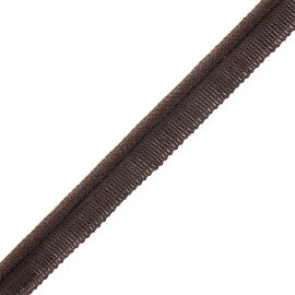 Flanders Cord With Tape Trim by Samuel & Sons in Espresso