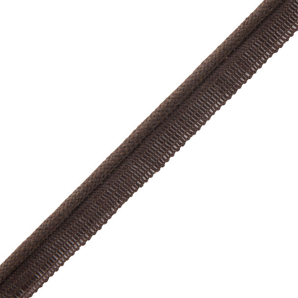 Flanders Cord With Tape Trim by Samuel & Sons in Espresso