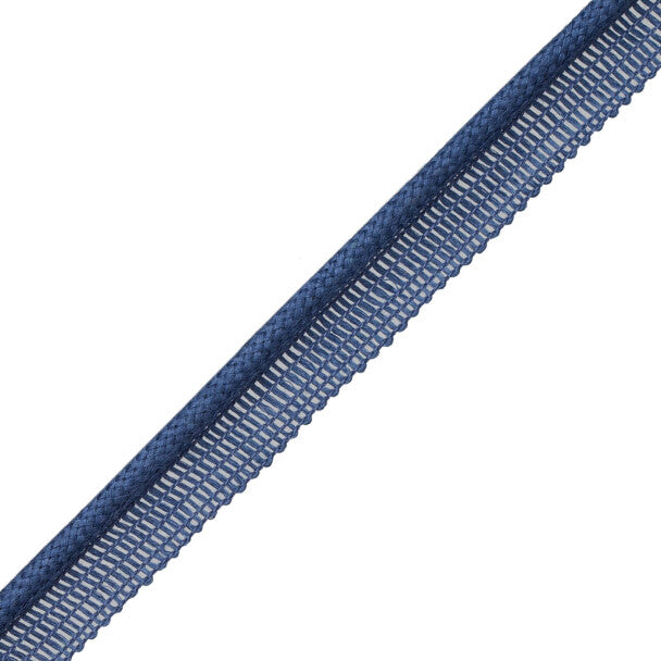 Flanders Cord With Tape Trim by Samuel & Sons in Blueberry