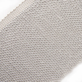 8.25" Oberon Bullion Fringe Trim by Samuel & Sons in Platinum