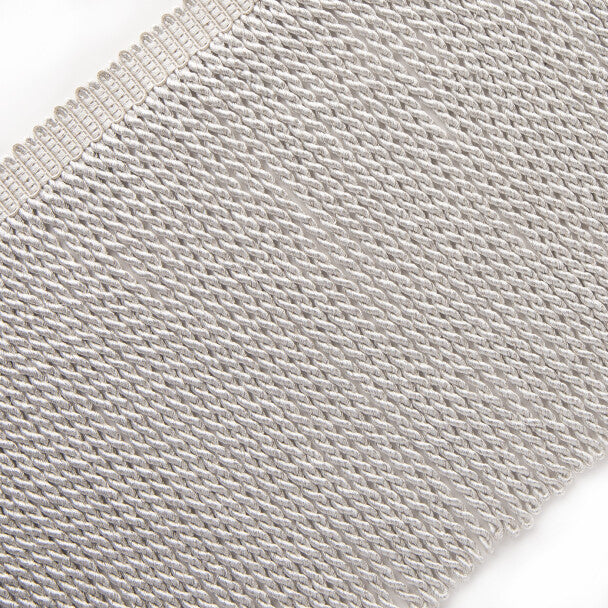 8.25" Oberon Bullion Fringe Trim by Samuel & Sons in Platinum