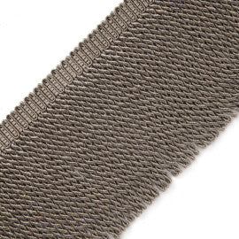 4.75" Oberon Bullion Fringe Trim by Samuel & Sons in Zinc