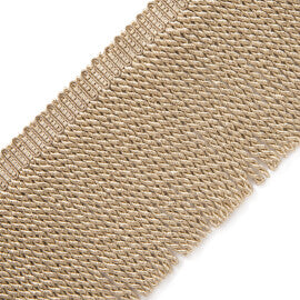 4.75" Oberon Bullion Fringe Trim by Samuel & Sons in White Gold