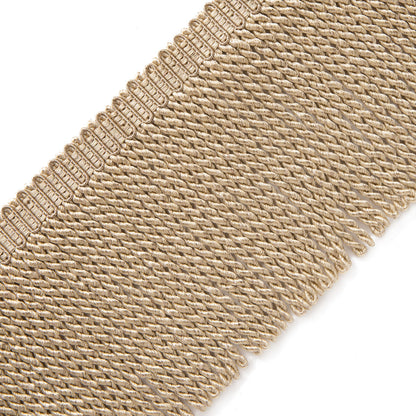 4.75" Oberon Bullion Fringe Trim by Samuel & Sons in White Gold