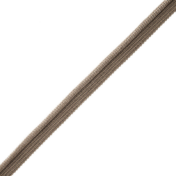 Oberon Woven Cord With Tape Trim by Samuel & Sons in Zinc