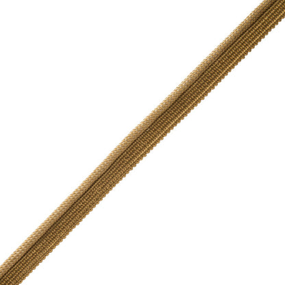 Oberon Woven Cord With Tape Trim by Samuel & Sons in Antique Gold