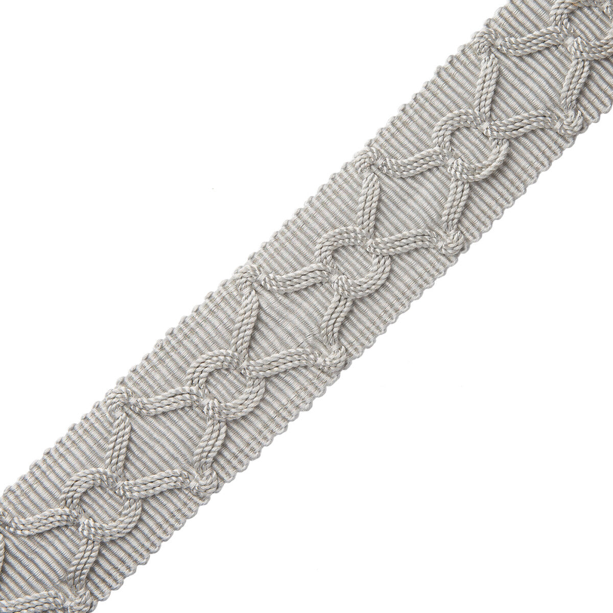 Oberon Braid Trim by Samuel & Sons in Platinum