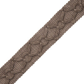 Oberon Braid Trim by Samuel & Sons in Bronze
