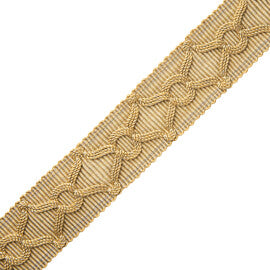Oberon Braid Trim by Samuel & Sons in Goldleaf