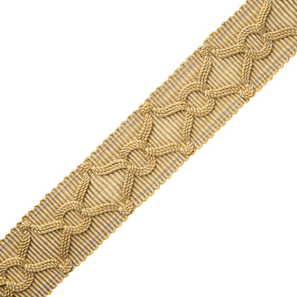 Oberon Braid Trim by Samuel & Sons in Goldleaf