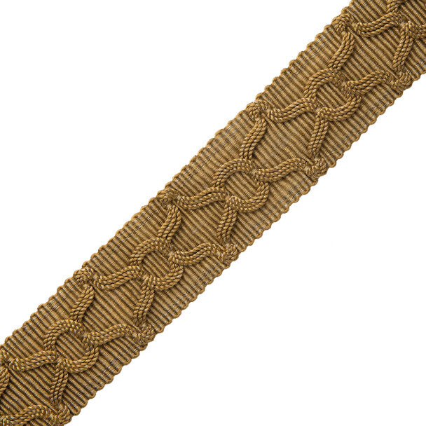 Oberon Braid Trim by Samuel & Sons in Antique Gold
